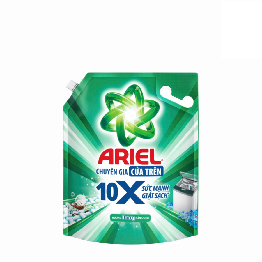 Ariel Liquid Detergent Top Load 10X Cleaning Power 1.48kg x 9 Bags