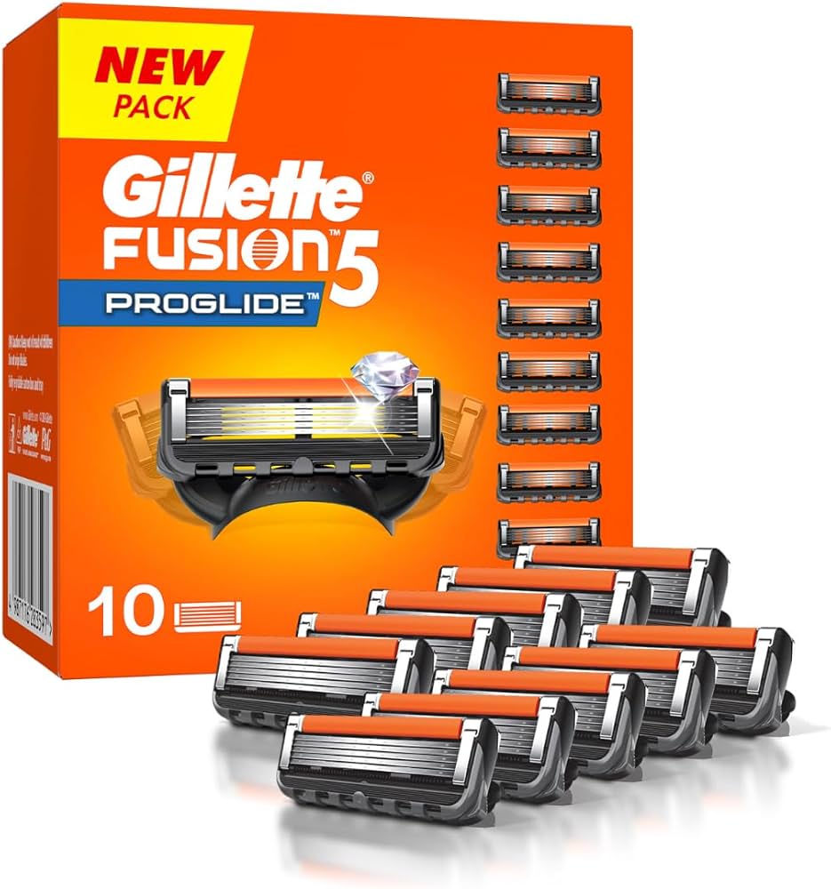 Gillette Blade Fusion Proglide 5 Power Blade - 2 pcs/pack, 10 packs/box, 4 boxes/case