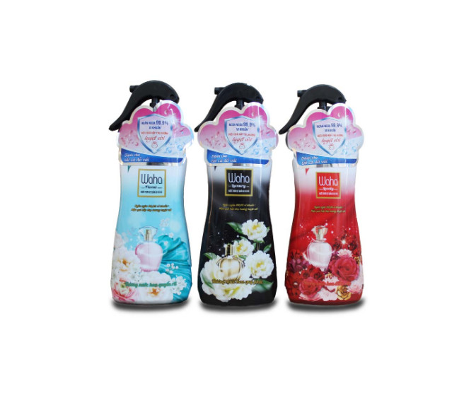 Waha Fabric and Clothes Spray Perfume  330g x 12 bottles Premium Fragrance Spray with Long-Lasting Scent