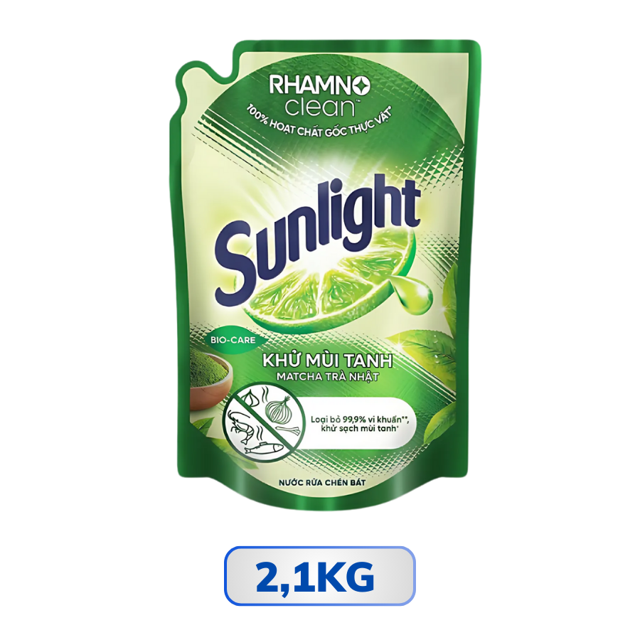 Sunlight Dishwashing Liquid Detergent Matcha Japan Tea 2kg x 4 bags