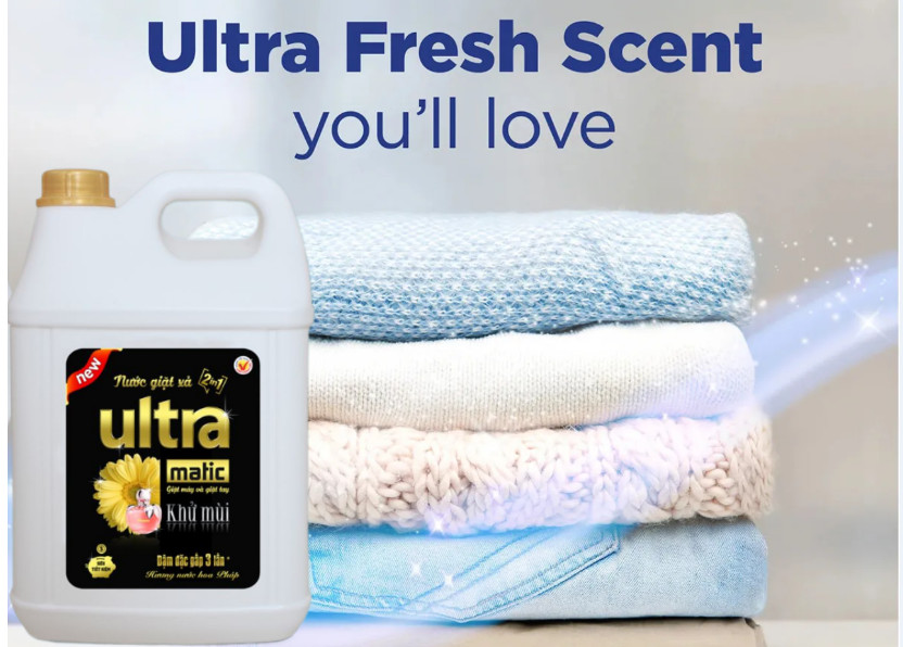 Ultra Liquid Detergent 9.36kg x 1 Bottle Comprehensive solution for laundry