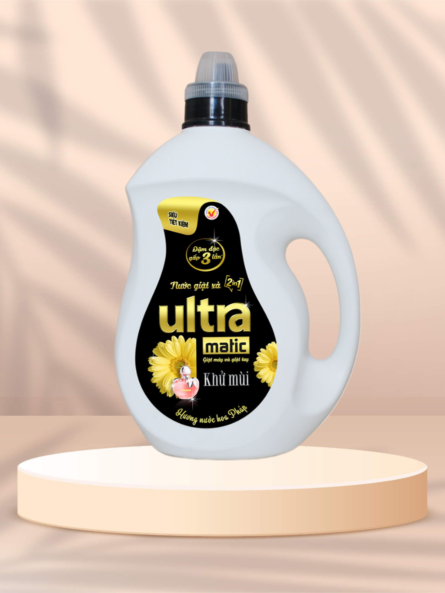 Ultra Liquid Detergent 3.5kg x 4 Bottles Comprehensive solution for laundry 3 3 6