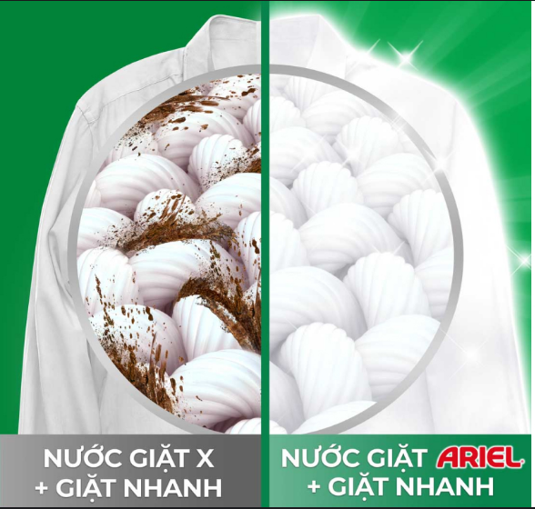 Ariel Liquid Detergent Downy Specialized for Top of Load Washing Machine 2.05kg x 4 Bags 3 3 8