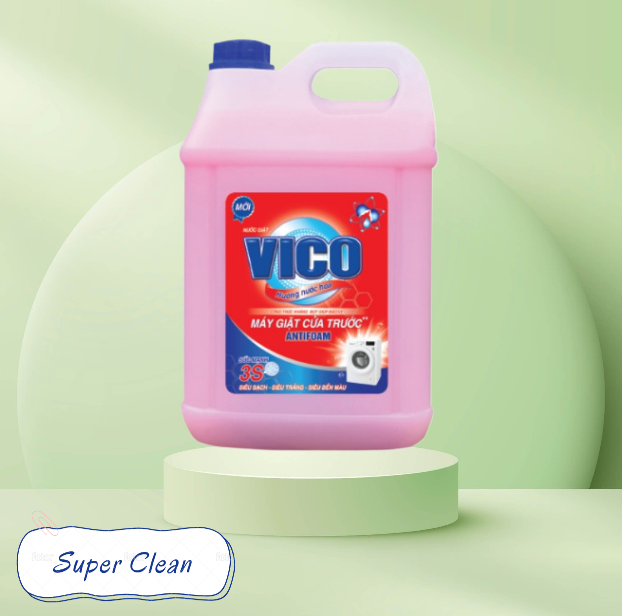 Vico 5S Liquid Detergent 9.36kg x 1 Bottle Comprehensive solution for laundry