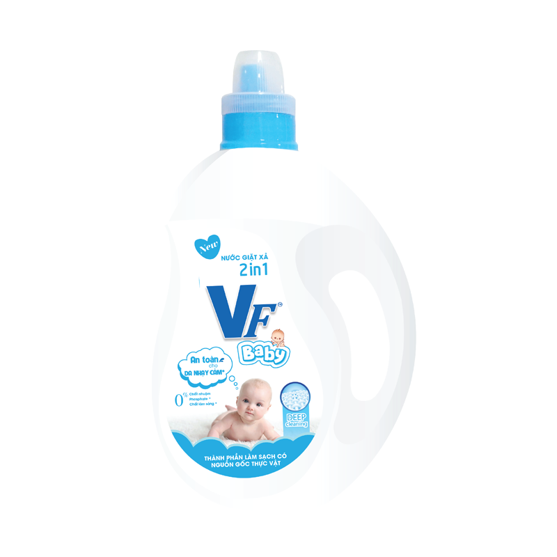 VF Baby Liquid Detergent and Softener 900g x 12 Bottles Gentle on the skin