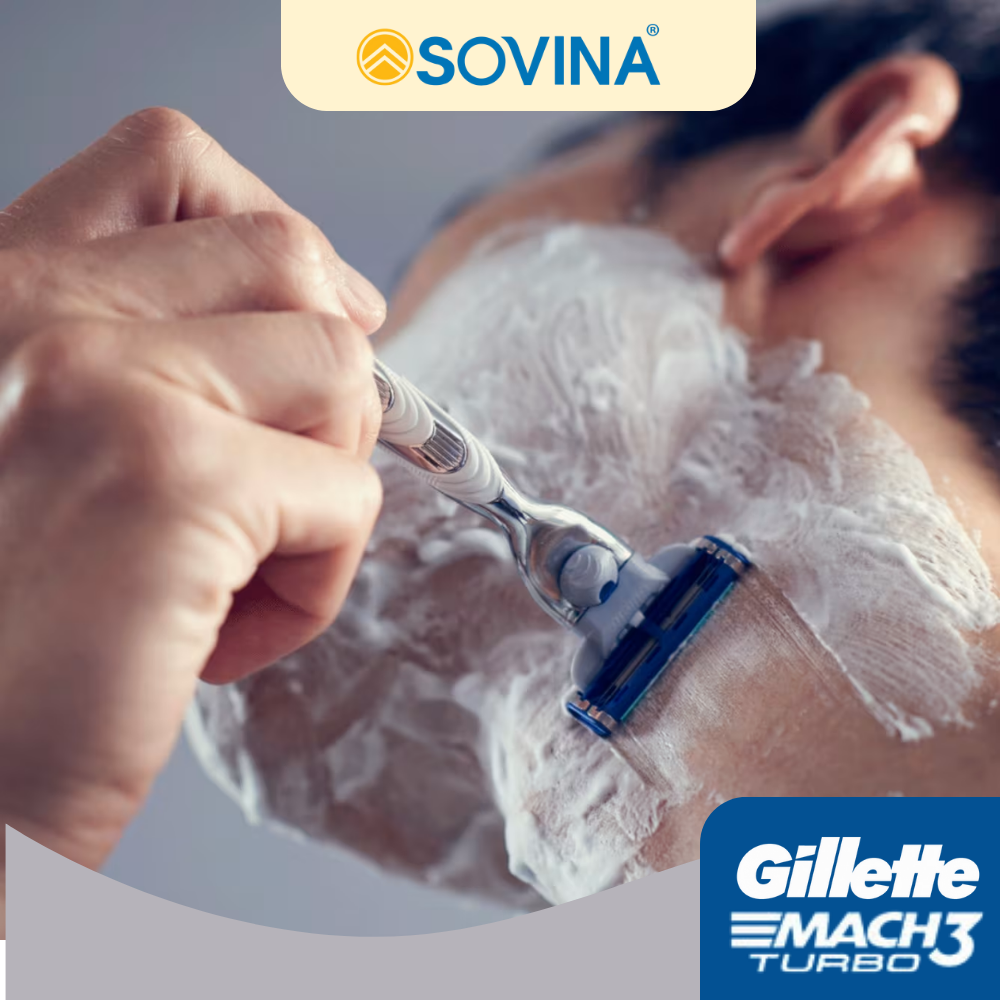 Gillette Blade Mach3 Turbo 4S Blade - 4 pcs/pack, 12 packs/box, 6 boxes/case 6 6 1