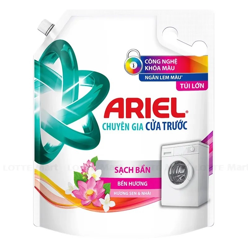 Ariel Liquid Detergent Lotus & Jasmine Front Load Washing Machine 3.7kg x 4bags (Copy)