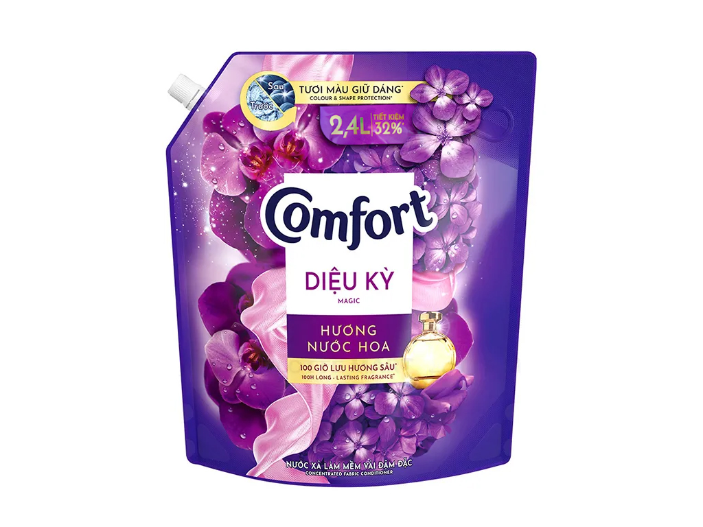 Comfort Concentrate natural Miraculous fragrance 2.4L x 4 bags