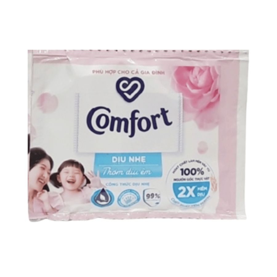 Comfort Gentle Fabric Conditioner Fluffy 20ml  2sachets x 150packs