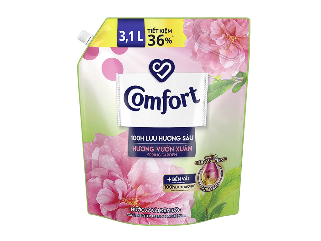 Comfort Natural Perfume Spring Garden 3.1L x 4 bags