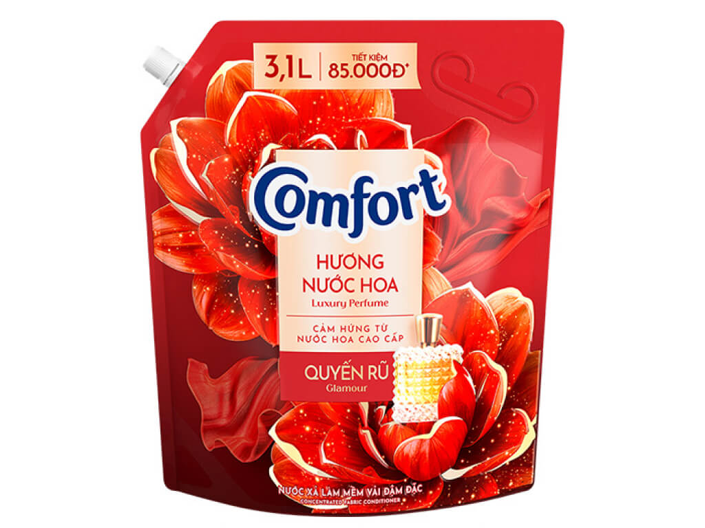 Comfort Natural Perfume Seductive 3.1L x 4 bags