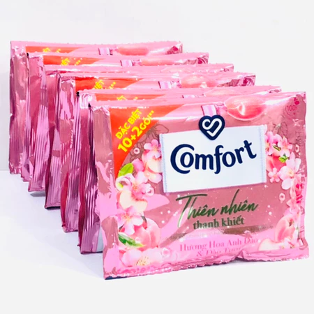 Comfort Mild Nature Lily & Fresh Peach Fragrance Fabric Conditioner  18ml 2sachet x 150packs