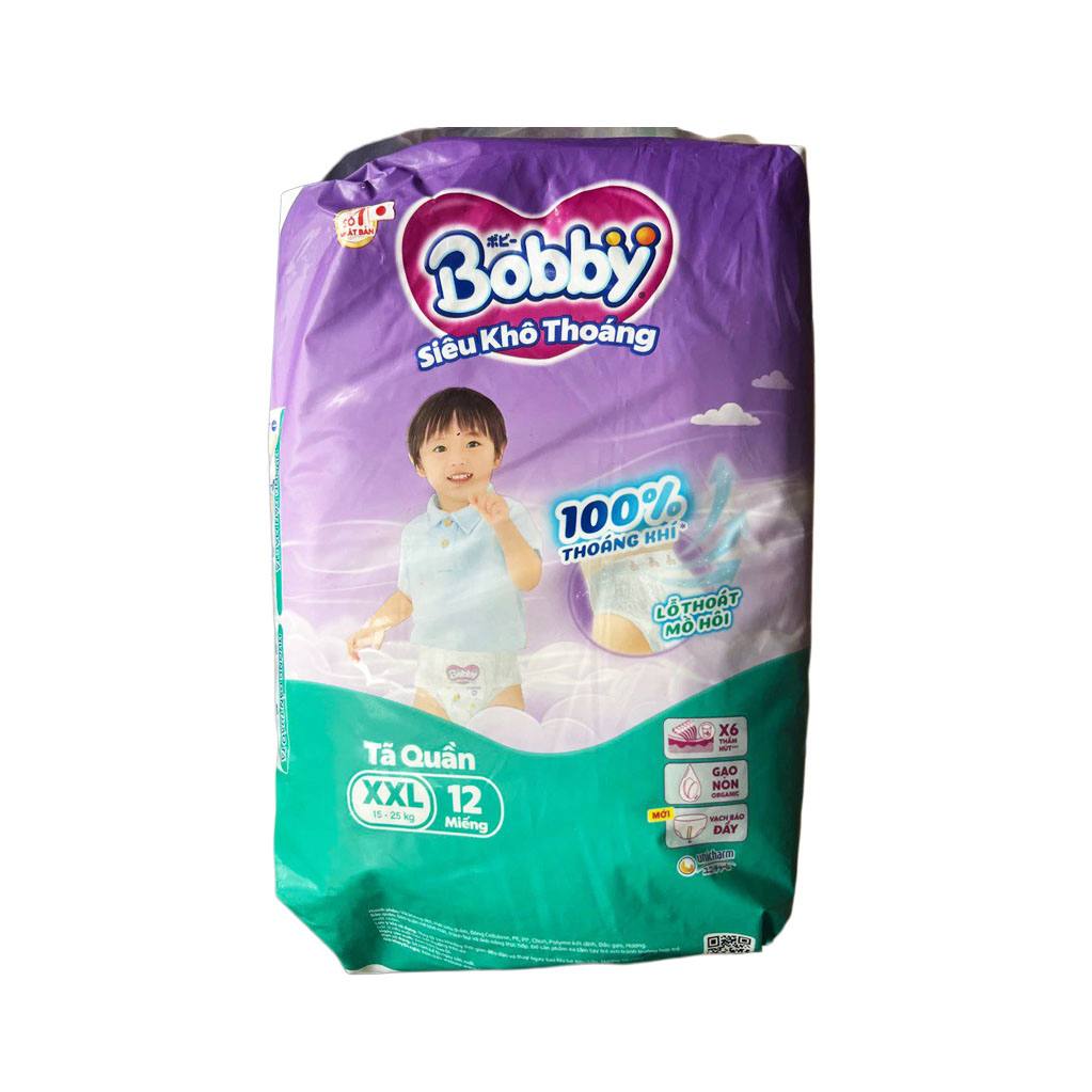 Bobby Diaper Pants Super Dry XXL 12pcs x 6bags