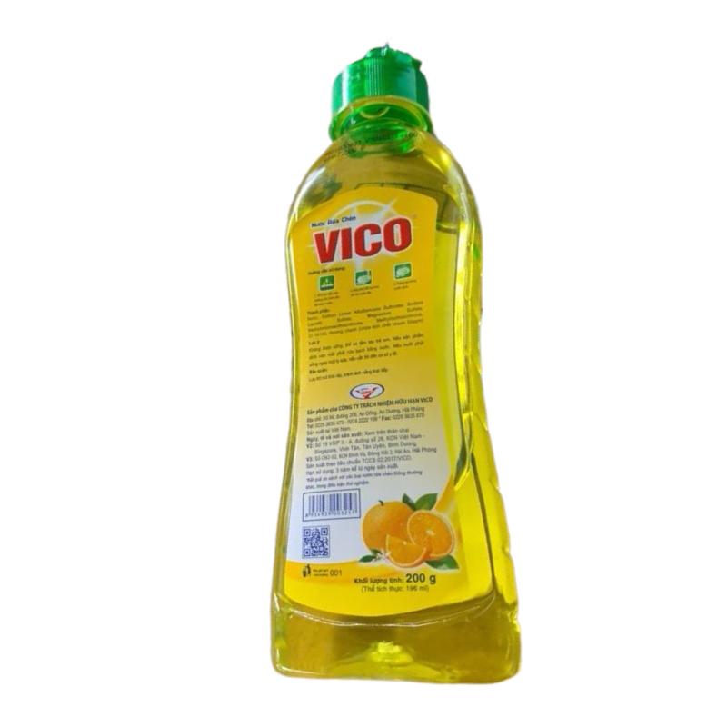VICO Natural Lemon Dishwashing Liquid 9.36kg x 1 Bottle 3 1
