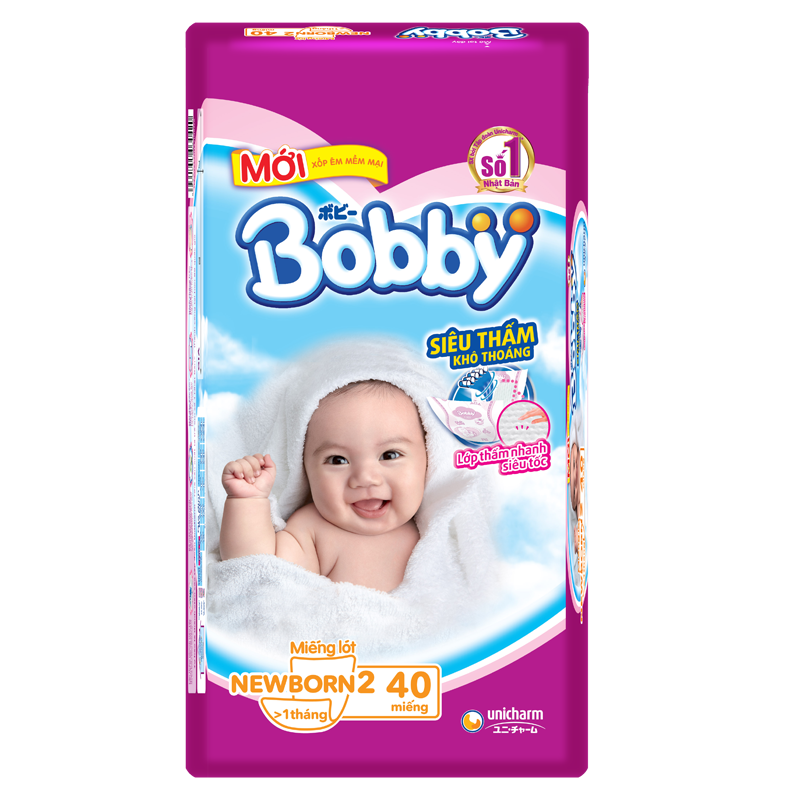 Bobby Diaper pad Newborn 2 40pcs x 6bags