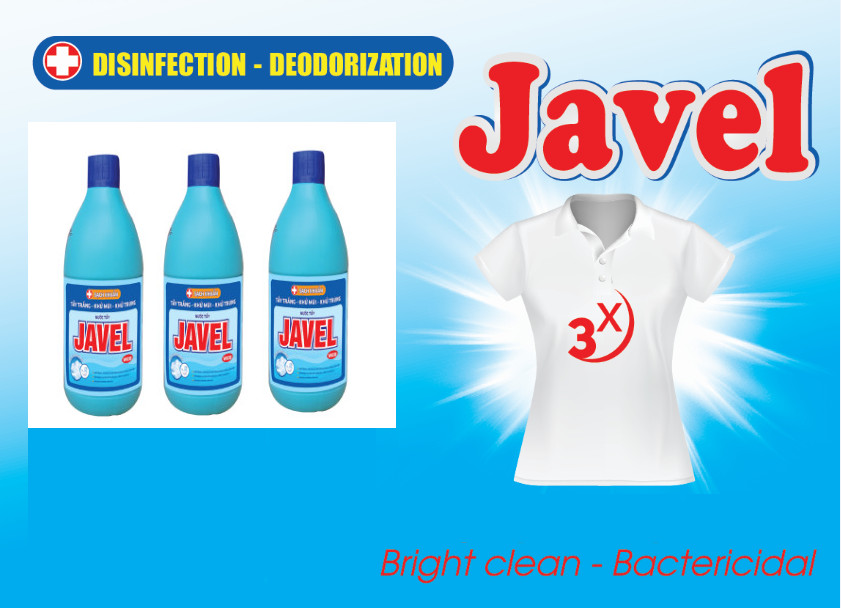 VICO Javel Bleach 0.3kg x 24 Bottles Whiten and disinfect 4 4 3
