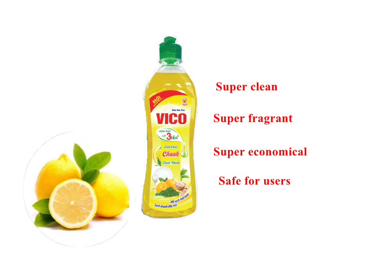 VICO Natural Lemon Dishwashing Liquid 9.36kg x 1 Bottle 8 6 2