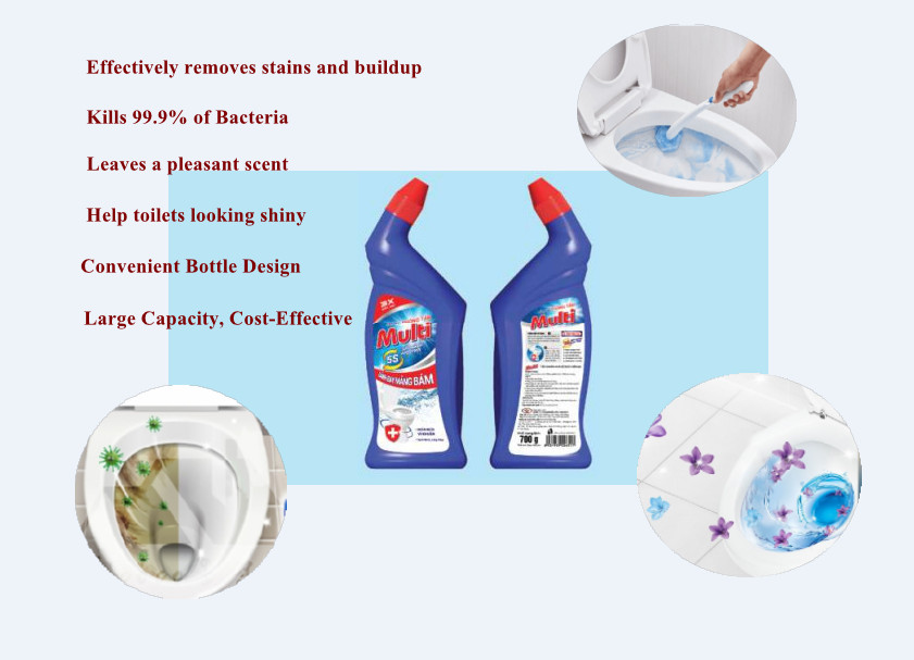 Multi-Purpose Toilet Cleaner 700g x 16 Bottles Kill bacteria and create a new atmosphere for your bathroom 6 6