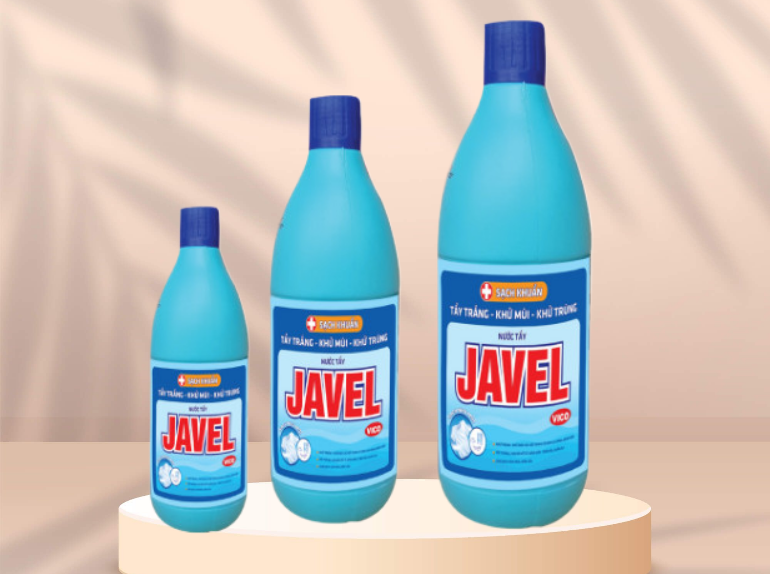 VICO Javel Bleach 0.3kg x 24 Bottles Whiten and disinfect 7 7 1