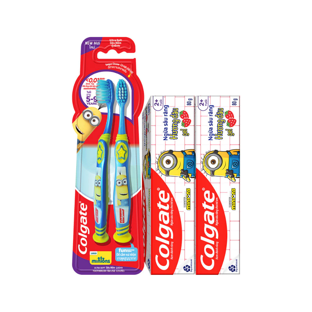 Colgate Toothbrush Kids Minion 6pcs/ tray, 12 trays/ Case