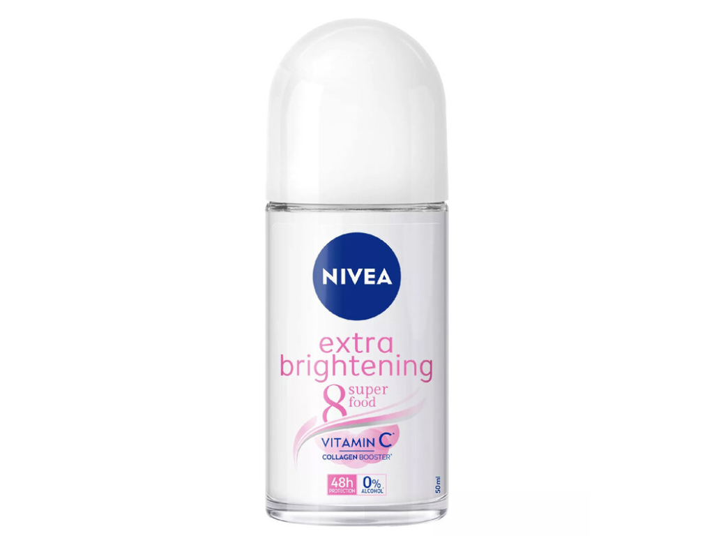 Nivea Deodorant Roll-On  Extra Brightening 50ml x 24 Bottles