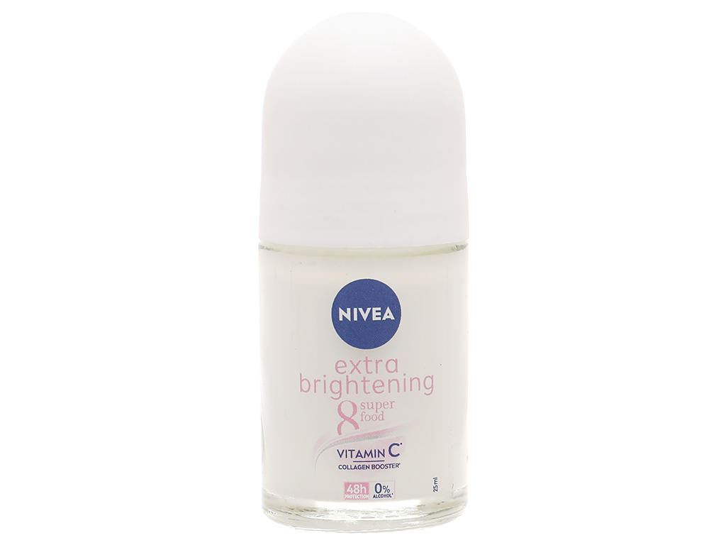 Nivea Deodorant Roll-On  Extra Brightening 25ml x 30 Bottles