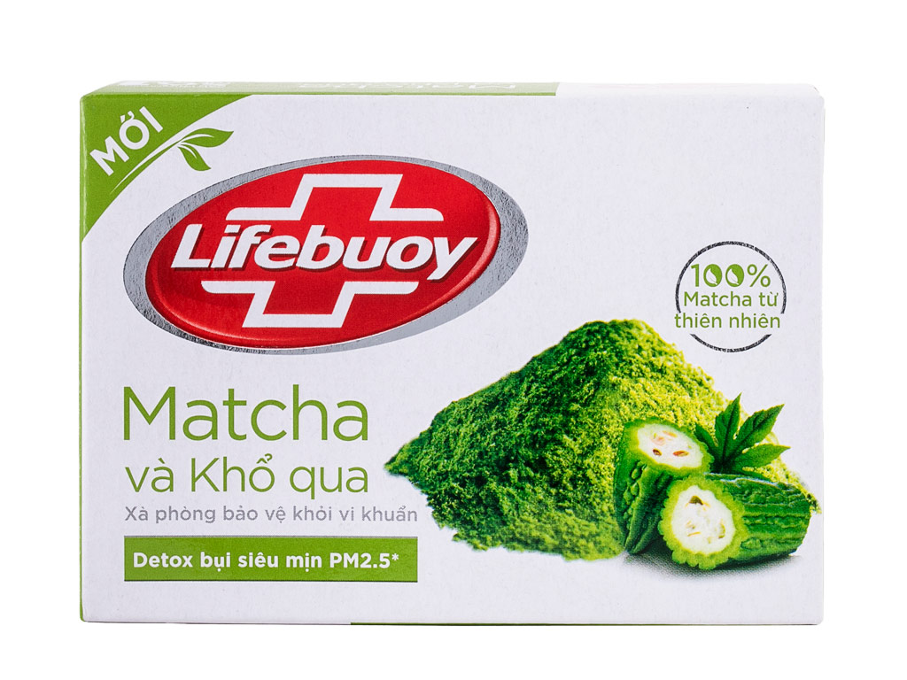 Lifebouy Bar Soap Matcha and Bitter Melon 125g x 72 Bars
