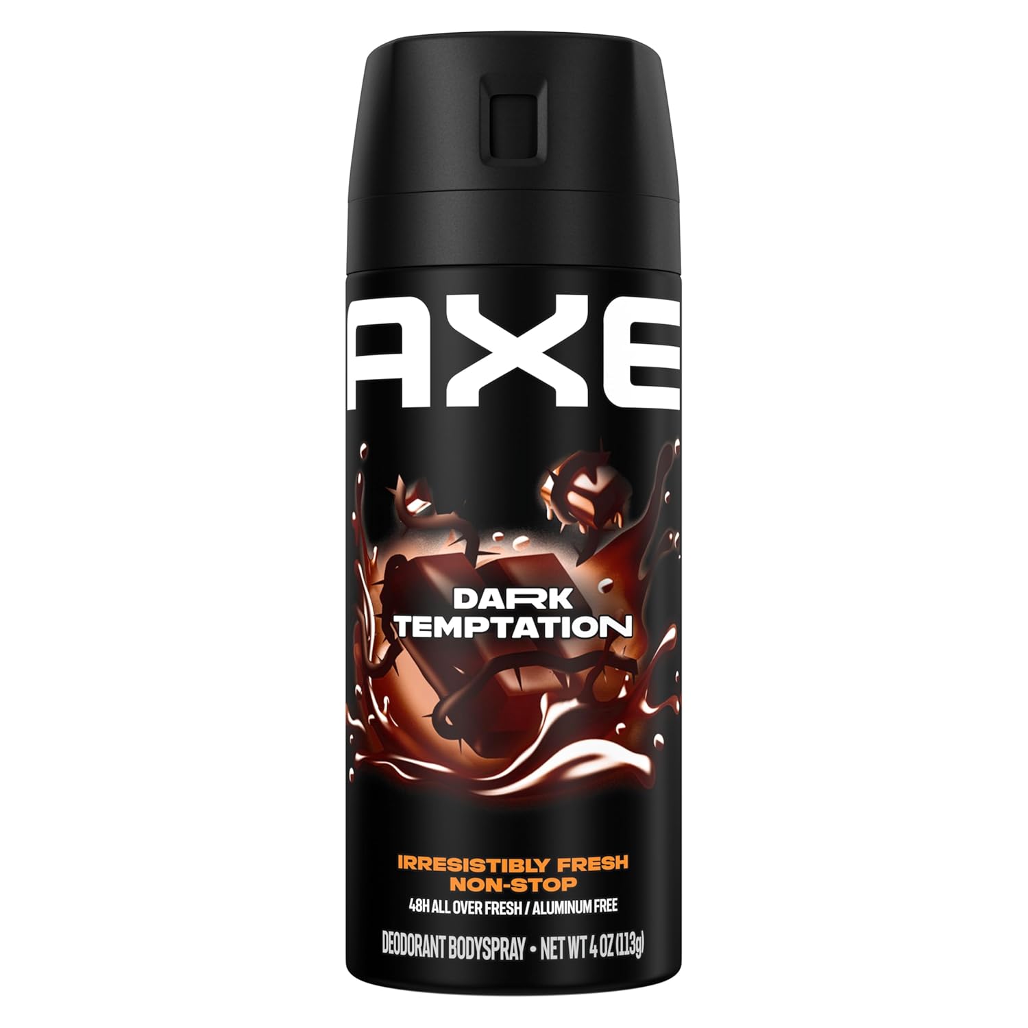 AXE Dark Temptation Body Spray Dark Chocolate Scent 135ml x 12 Bottles
