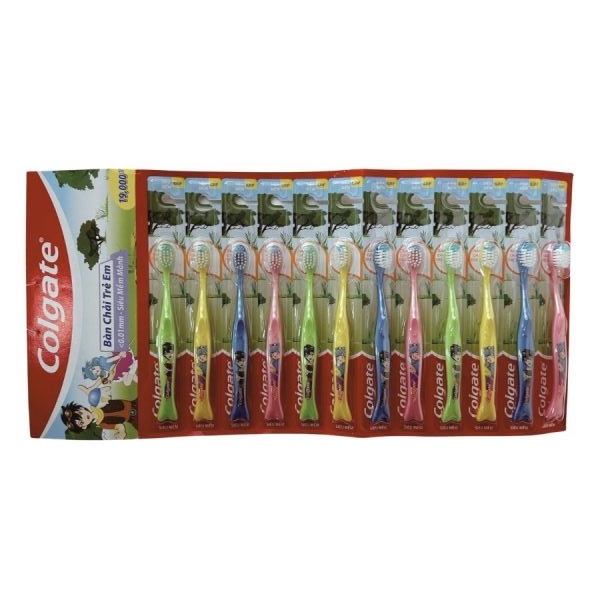 Colgate Toothbrush Jungle Kids 12pcs/ Pack, 12 Packs/ Case 3 2 18