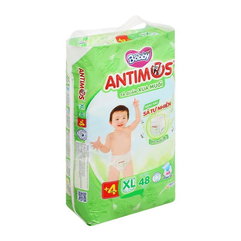 Bobby Diaper Pants Antimos Mosquito Repellent XL (48pcs + 4) x 3bags 3 3 1