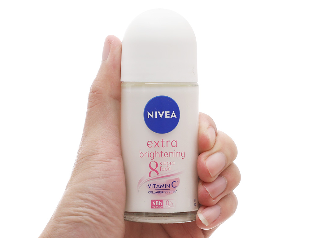 Nivea Deodorant Roll-On Extra Brightening 50ml x 24 Bottles 3 3 22