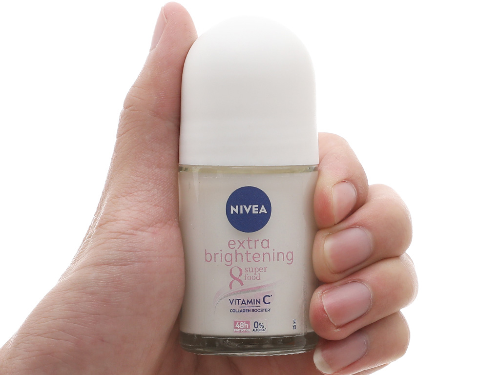 Nivea Deodorant Roll-On Extra Brightening 25ml x 30 Bottles 3 3 23