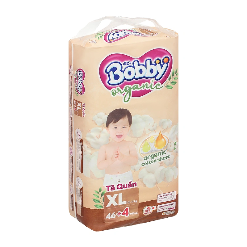 Bobby Diaper Pants Organic XL (46pcs + 4) x 3bags 3 3 3