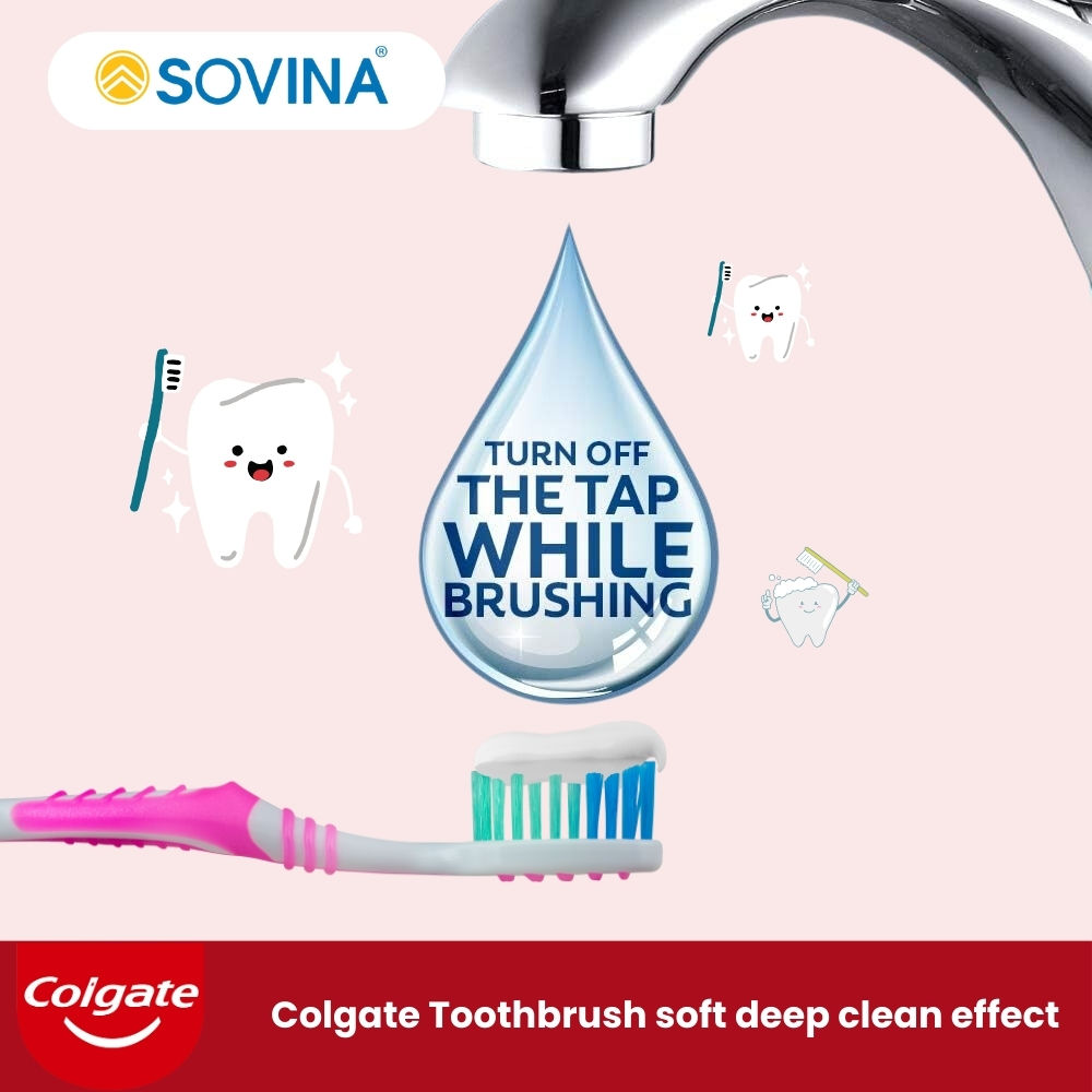 Colgate Toothbrush soft deep clean effect 12pcs/ Pack, 12 Packs/ Case 4 4 12