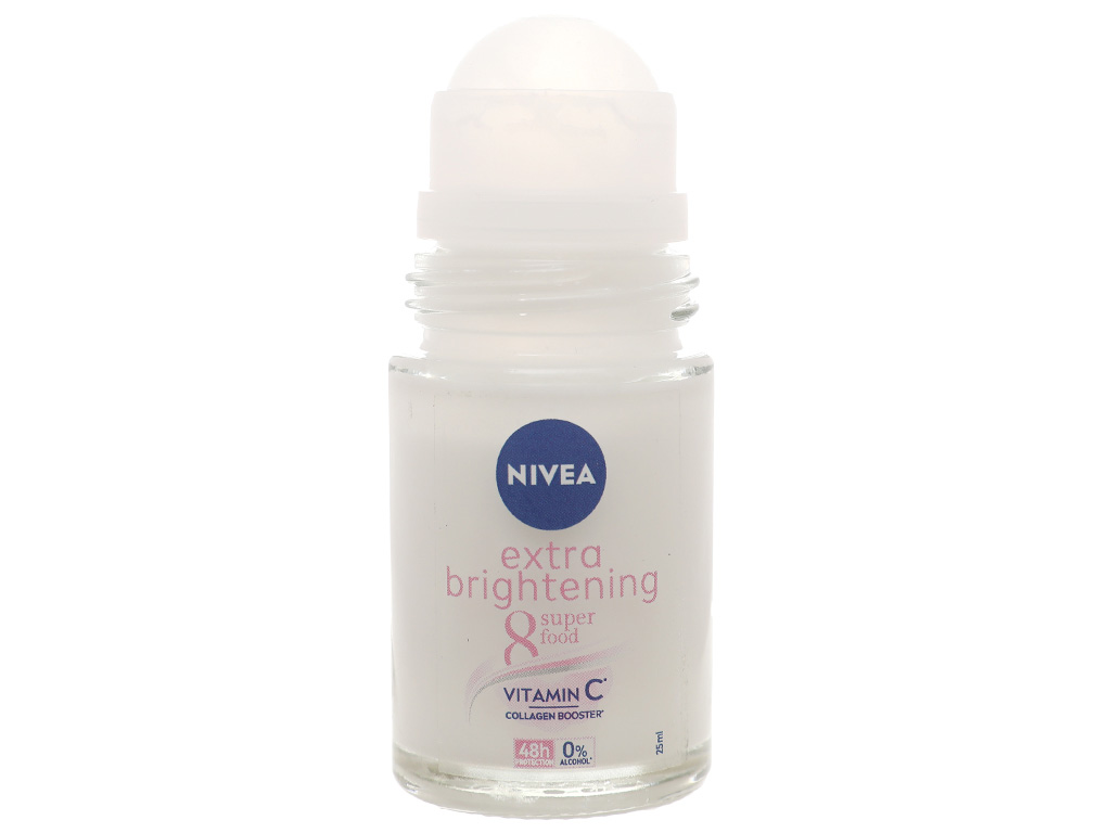 Nivea Deodorant Roll-On Extra Brightening 25ml x 30 Bottles 4 5 15