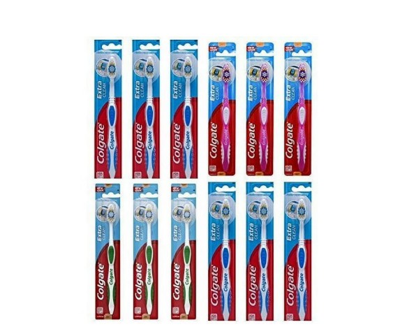 Colgate Toothbrush Extra Clean x 285pcs, 5pcs/Bag x 57 Bags/case