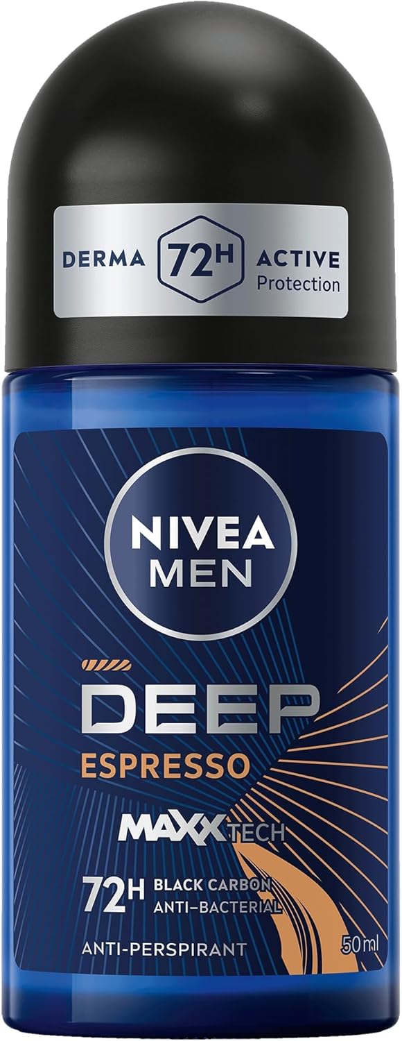 Nivea Men Deodorant Roll-On Deep Espresso 50ml x 24 Bottles