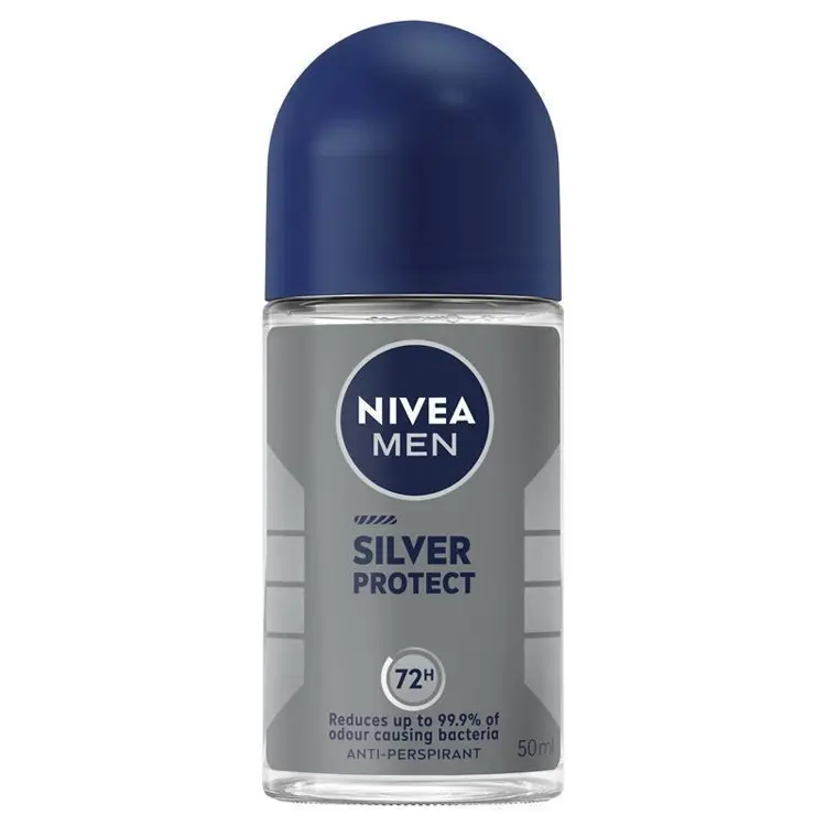 Nivea Men Deodorant Roll-On Silver Protect 48h 25ml x 30 Bottles