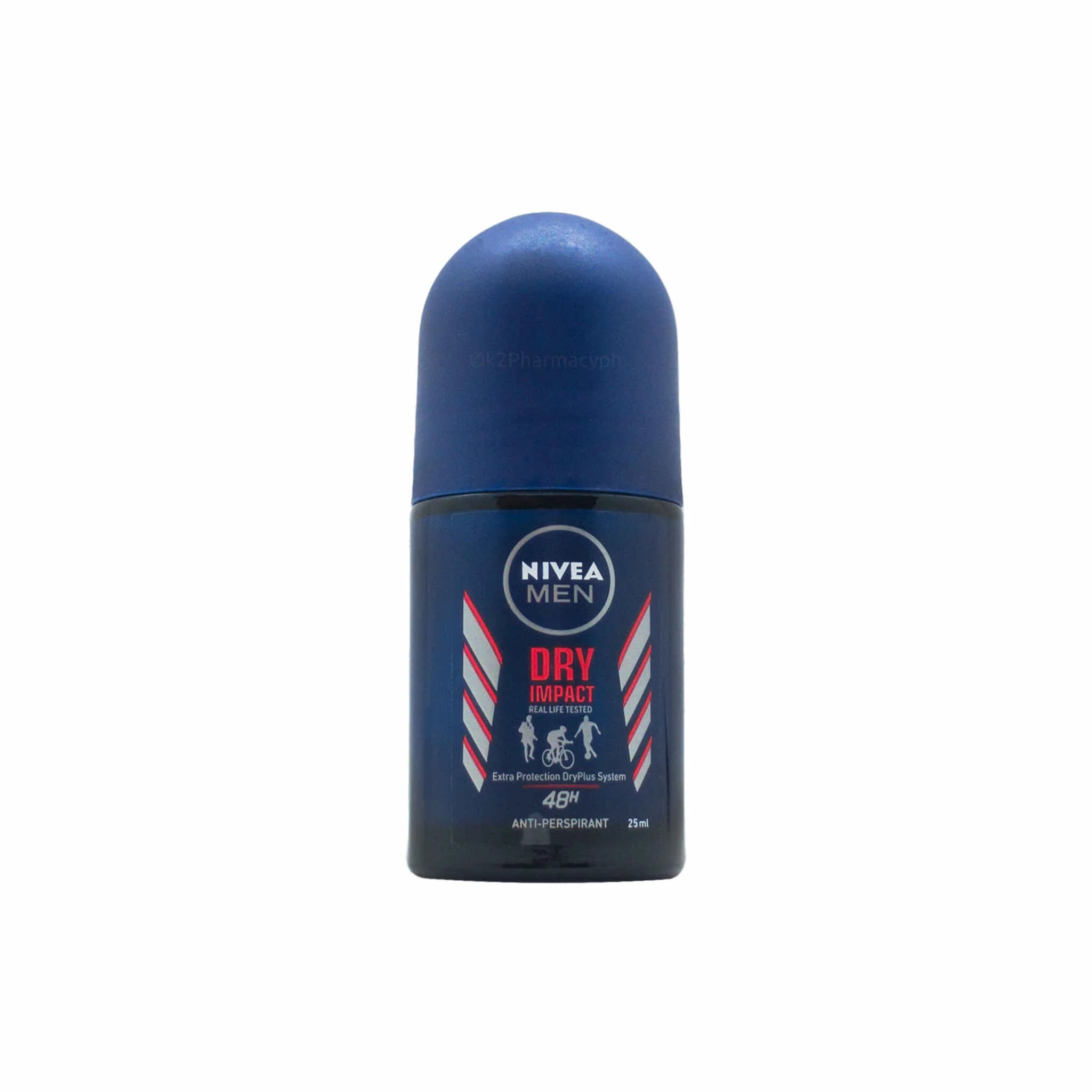 Nivea Men Deodorant Roll-On Dry Impact 72h Dual Protect 25ml x 30 Bottles