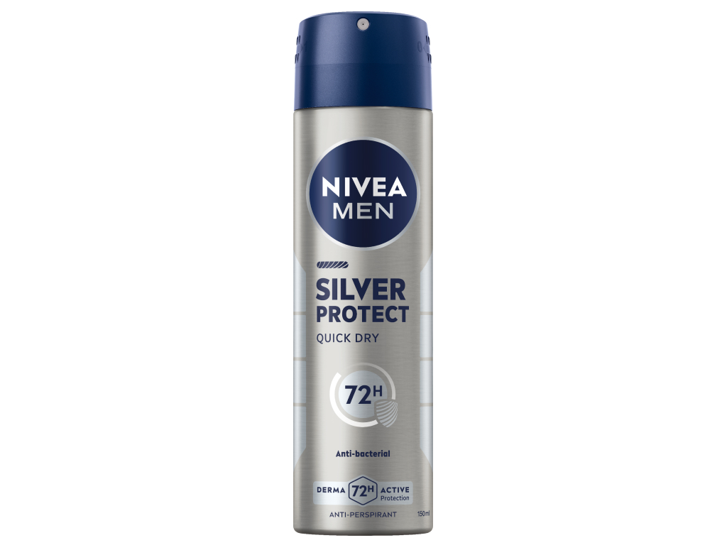 Nivea Men Deodorant Spray  Silver Protect Quick Dry 150ml x 12 Bottles