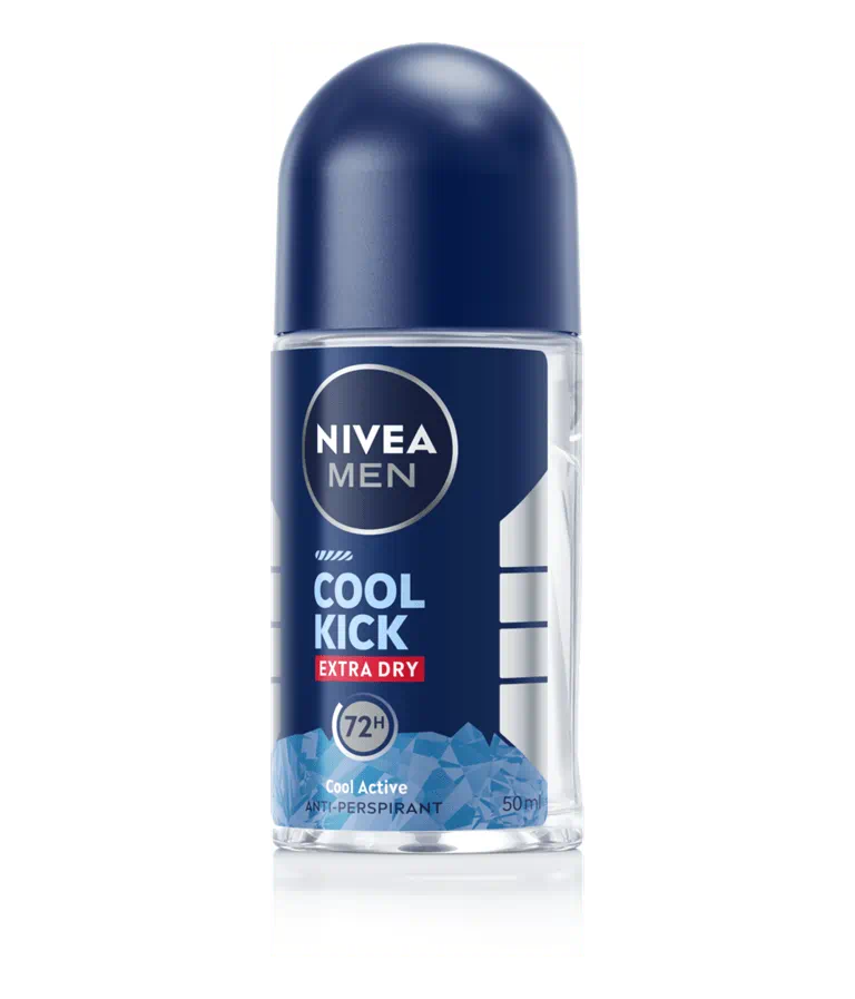 Nivea Men Deodorant Roll-On Cool Kick Extra Dry Cool Active 50ml x 24 Bottles 3 3 16