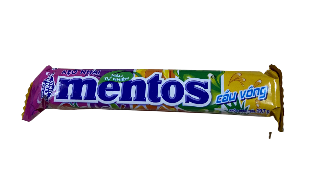 Mentos Rainbow Fruit Flavored Candy 480g x 16rolls/Box