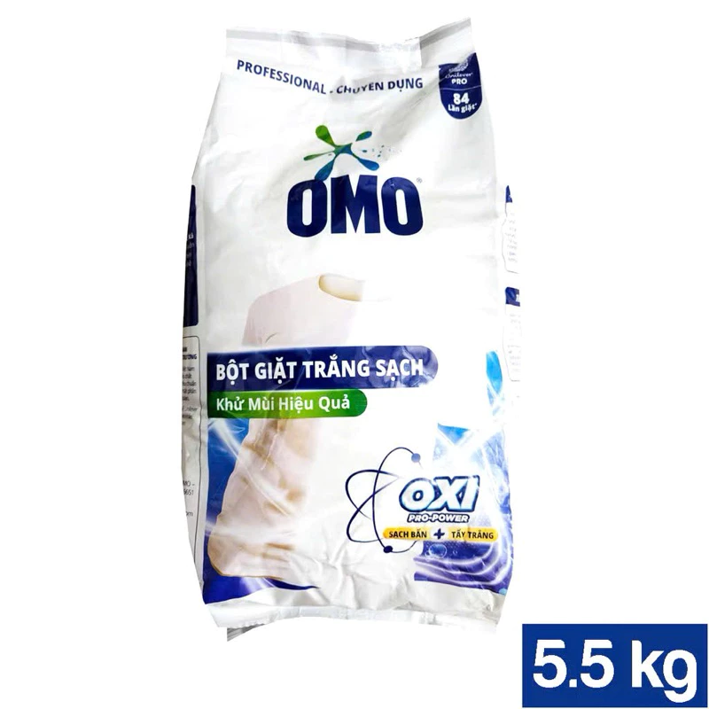 Omo Powder Regular Whitening 5.5kg x 3 bags