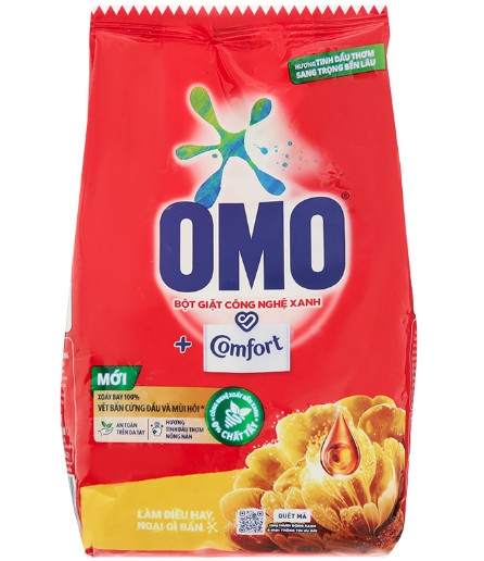 Omo Powder Comfort Scented Oils 350g x 36 bags