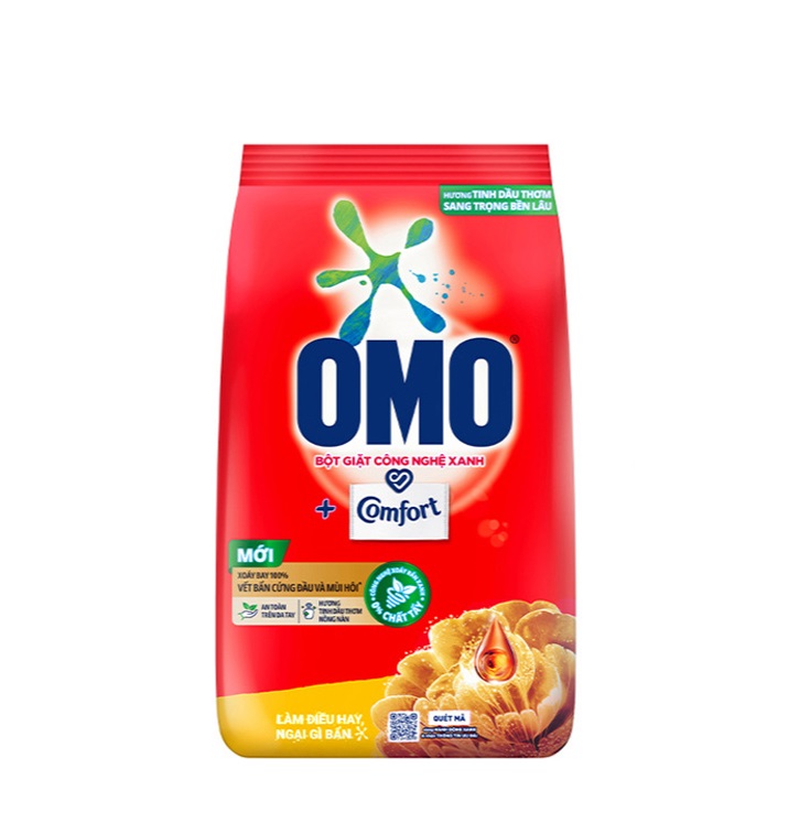 Omo Powder Comfort Scented Oils 700g x 18 bags