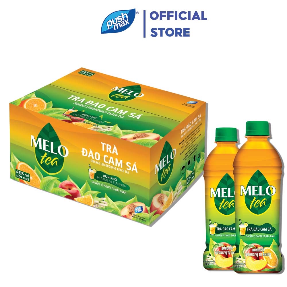 Pushmax Peach-Orange-Lemongrass Tea 355ml x 24 bottles
