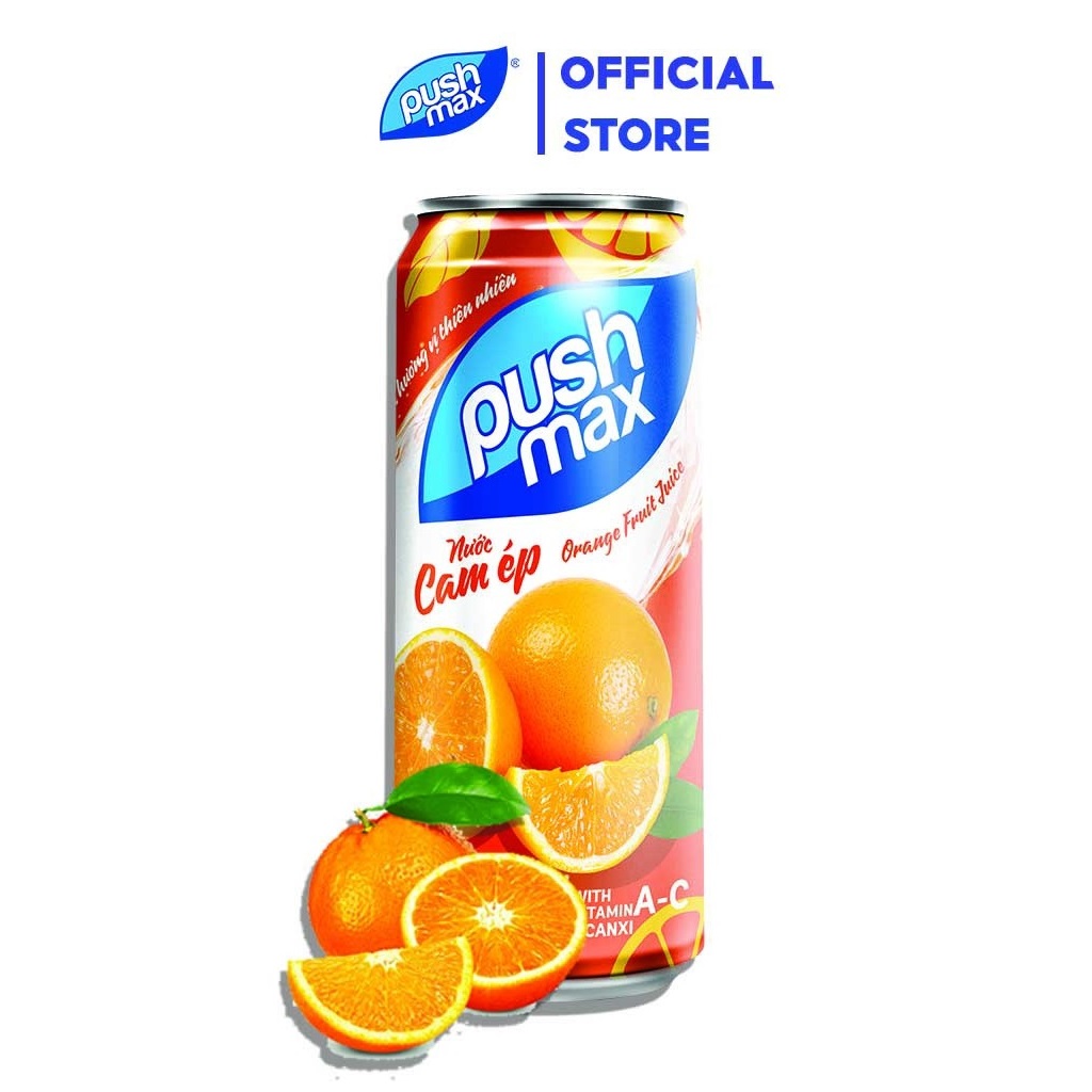 Pushmax Orange Juice 320ml x 24 cans