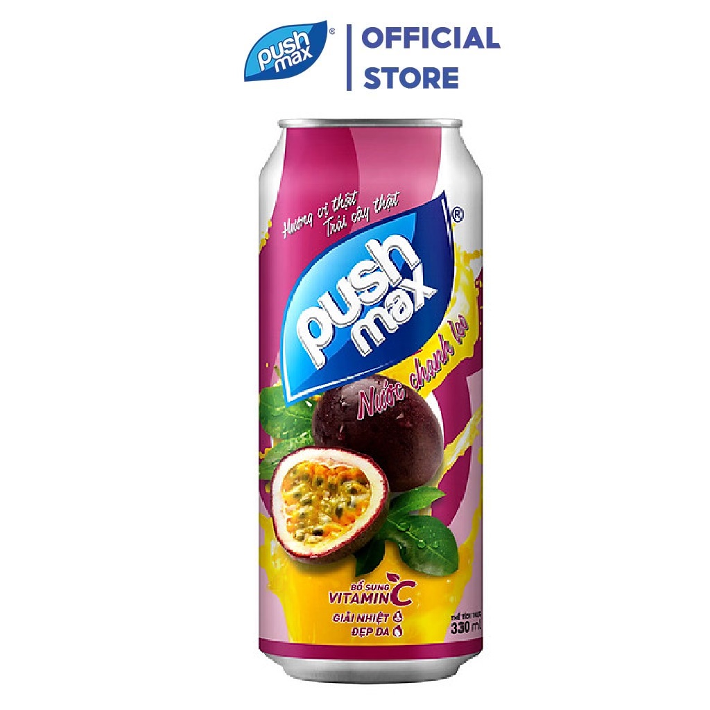 Pushmax Passion Fruit Juice 320ml x 24 cans