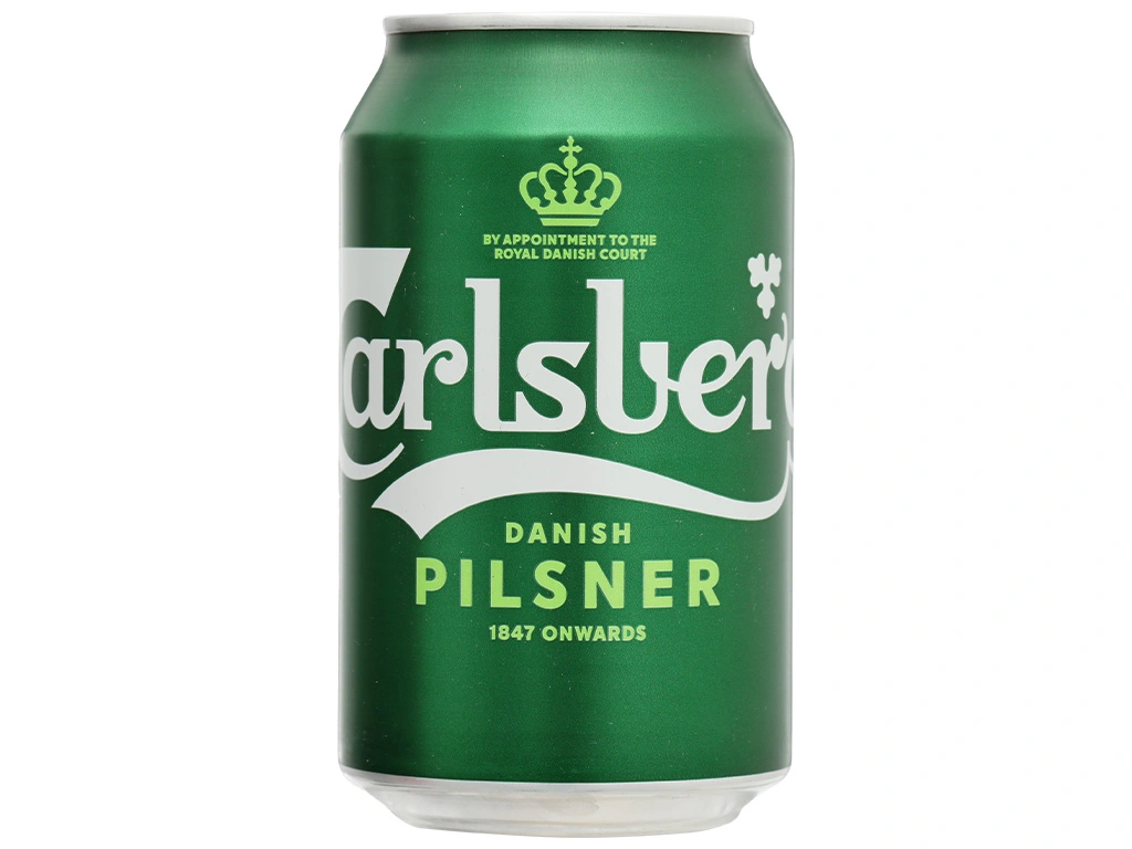 Carlsberg Danish Pilsner Beer ALC 5% Vol 330ml x 24 cans