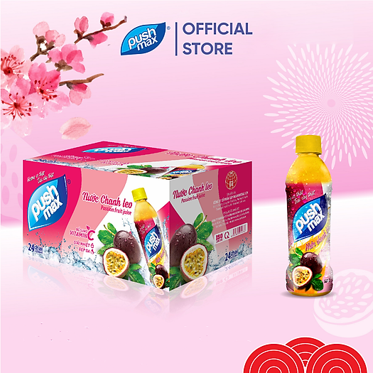 Pushmax Passion Fruit Juice 350ml x 24 bottles